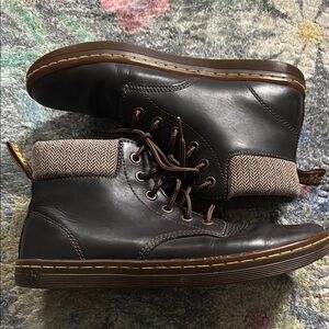 Dr Martens Maelly Brown Leather Boots